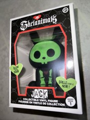Skelanimals Glow In The Dark Jack Collectible Vinyl Figure New In Box Series 1