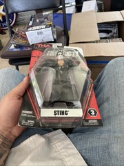 2010 Jakks TNA Wrestling Deluxe Impact! Sting Action Figure New In Original Box