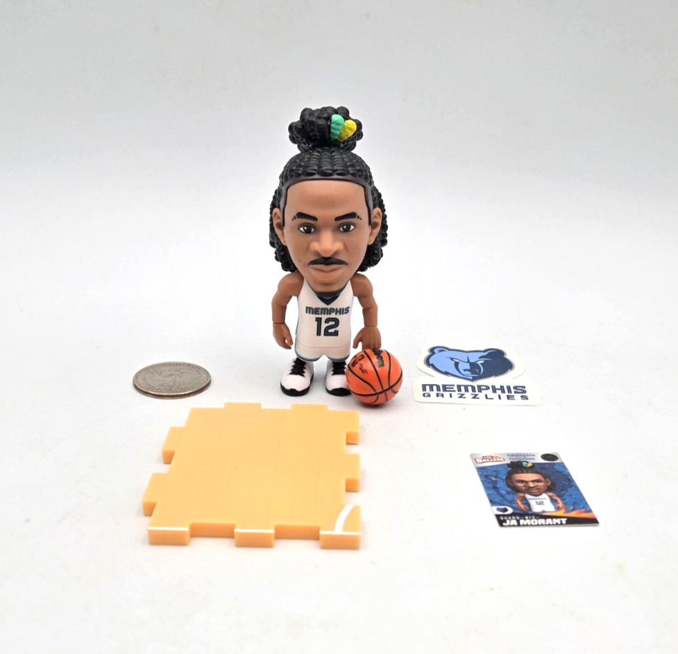 ZURU NBA Ballers Series 1 Collectible Figure – Ja Morant Memphis Grizzlies White