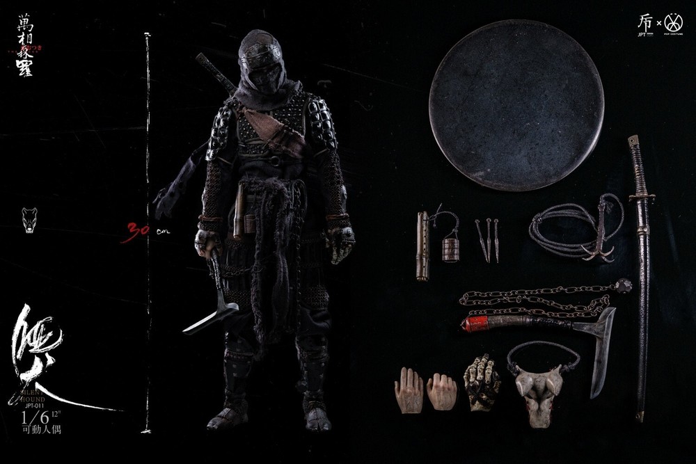 1/6 JPT design × POP COSTUME Myriads of Face NINJA Silent Hound Actoin FIGURE