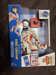 🔥💨🔥 NEW Disney Pixar Toy Story 4 Duke Caboom Remote Control Motorcycle 🏍️ 🔥