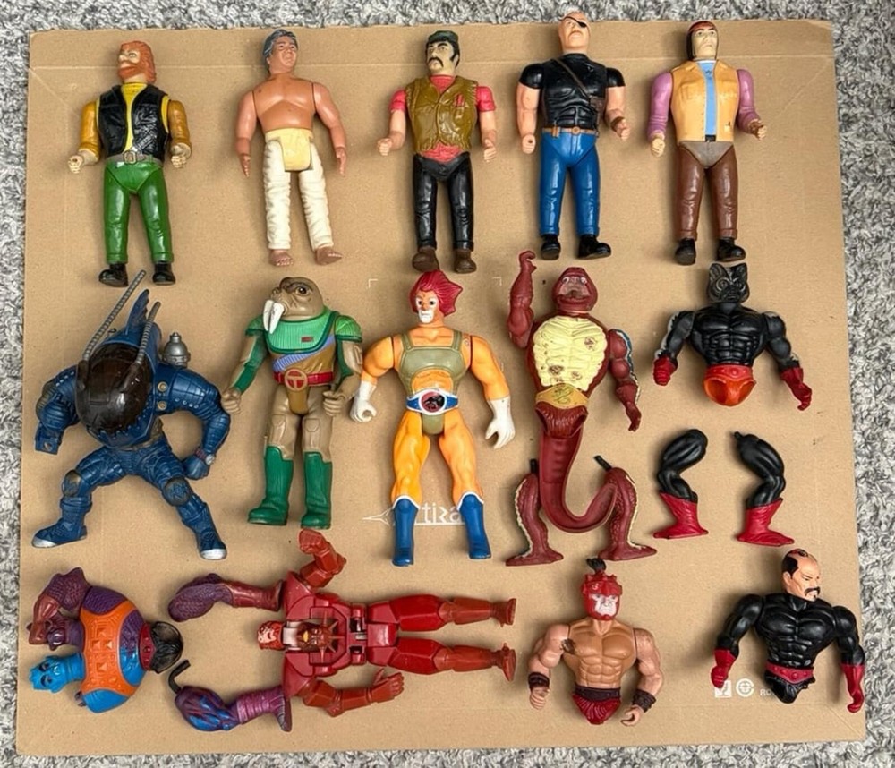 Vintage 80’s action figure lot – bundle – Vintage toys – collectible action figs