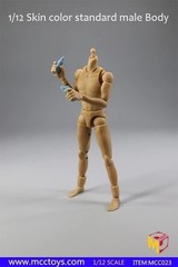 MCCToys 1/12 Male Flexible Figure Body Muscle Narrow Shoulder For 6″ Action Toy