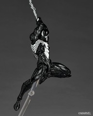 Revoltech Amazing Yamaguchi Symbiote Spider-Man Black Suit Figure In Stock