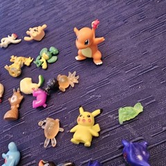 Small Figures, Lot of 30, Most About 1-Inch In Length, Mostly Pokémon, See Pics