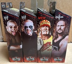 WWE Elite Monday Night Wars Complete Set of 4, (Series 11) w/ Rick Rude BAF