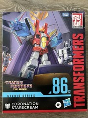 Transformers Studio Series Coronation Starscream 86 Leader Class Action Figure