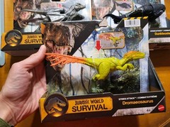 Jurassic World Survival Strike Attack DROMAEOSAURUS Park Dinosaur Mattel