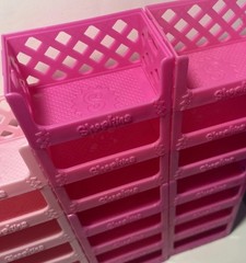 Shopkins Stackable Crate Pink or White ‘YOU CHOOSE’ Pick from 3 Styles/Colors