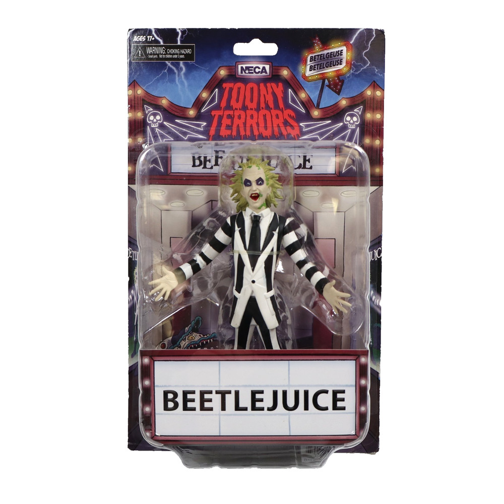 NECA Toony Terrors: Beetlejuice (2020) *Betel Geuse / 6″ Posable Figure