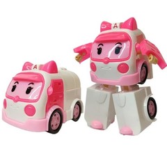 6Pcs Robocar Poli Transformation Toys – Amber Roy Helly Action Figure Car Set