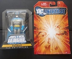 Mattel Justice League Unlimited Lot Hawk, Dove, The Atom, Batman
