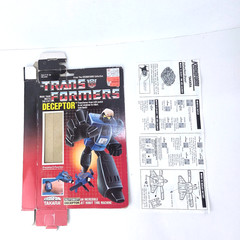 Vintage Takara G1 Transformers Kronoform Robot Watch DECEPTOR Box & Instructions