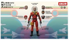 RUSSIAN SPACE AGENCY United States Space Force Amazo Toys 4″ 1:18 figure eagle