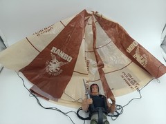 Rambo With Parachute Jocsa Force Of Freedom Argentine Vintage 80´s Not Coleco