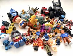 Mixed Lot Toys & Action Figures Batman MASK Monster Jam Transformers Toy Story
