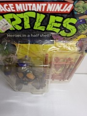 TMNT Ninja Turtles Donatello 1988 10 back 10 card Playmates Action Figure