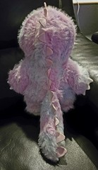 Handmade 12inch Fully Jointed Pink Rainbow Dinosaur Teddy Bear