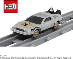Plarail Back to the Future Part 3 Locomotive 131 & Time Machine Set Japan NEW