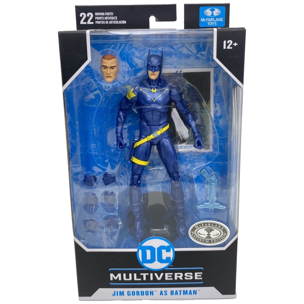DC Multiverse Jim Gordon As Batman 7″ Action Figure Endgame McFarlane Platinum