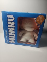 Kid Robot Munny DIY Do It Yourself White Blank Soft Vinyl Figure Art