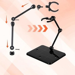 Diorama-Ready Action Figure Stands – 2 Pack Adjustable for 3.75 & 6-Inch Figures