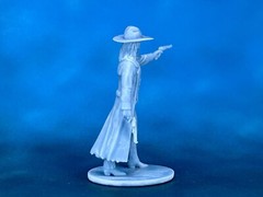 Action Figure Ghost of a cowboy Collectible Miniature Unpainted 1/32 scale 60mm