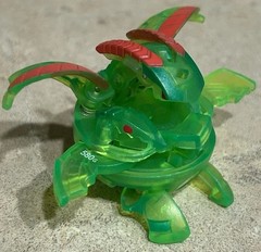 Bakugan Battle Brawlers Percival Neon Green Translucent Ventus 580G
