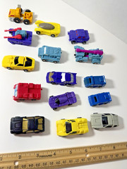 Transformers Micromasters G1 Race Car Tank Van Fire Truck Lot