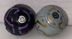 Bakugan Deka Darkus Saurus 250G & Saurus Haos Gray 450G