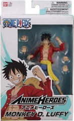Collectible Anime Heroes Monkey D. Luffy – 16.5cm Action Figure with Accessories