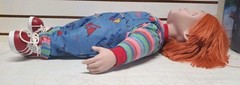 2024 Spencer’s Novelties: 24″ Good Guys Chucky Doll w/Box, Pre-Owned *READ*