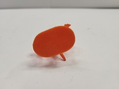 1980s Durham Industries Fantasy Fortress Miniature Figure Orange Tabletop RPG