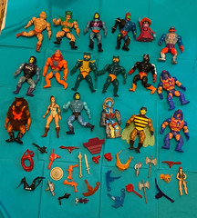 vintage HE-MAN MOTU FIGURES PARTS WEAPONS LOT #248 Skeletor Orko Teela FREE SHIP