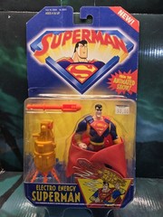 Electro Energy Superman Animated Series 1996 Kenner – New In Box -FREE SHIPPING