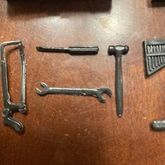 A-Team Mr. T 6″ B.A. Baracus Toolbox Only – 90% Complete w tools Galoob VTG 1983