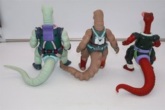 SUPER RARE – BRAZIL DINOSAUCERS – SET OF ALL (5) – GLASSLITE – DINOSAUR FIGURES