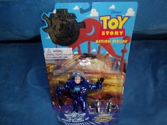 Buzz Lightyear 5” Platinum Stealth Interstellar set NIFSOP 1995 Thinkway new