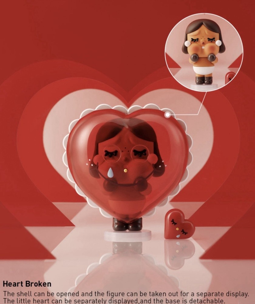 Pop Mart CRYBABY Crying for Love Series Pop Now Confirmed Blind Box Heart Broken