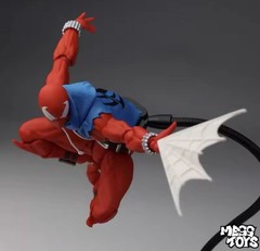 Mess Toys Spider-Man Scarlet Hero Ben Reilly Scarlet Spider-Man 7″ Action Figure