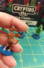 New Cryptids USA set of 5 figures by Archie McPhee Bigfoot, Mothman, and more!