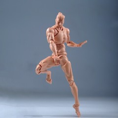 Romankey X COWL 1/12 Male Action Figure Joint Body Doll 6in Yellow Model w/Head