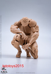 US Wind Toys 1/12 Flexible Man Jointed 6″ Male Action Figure Head Body Model Toy