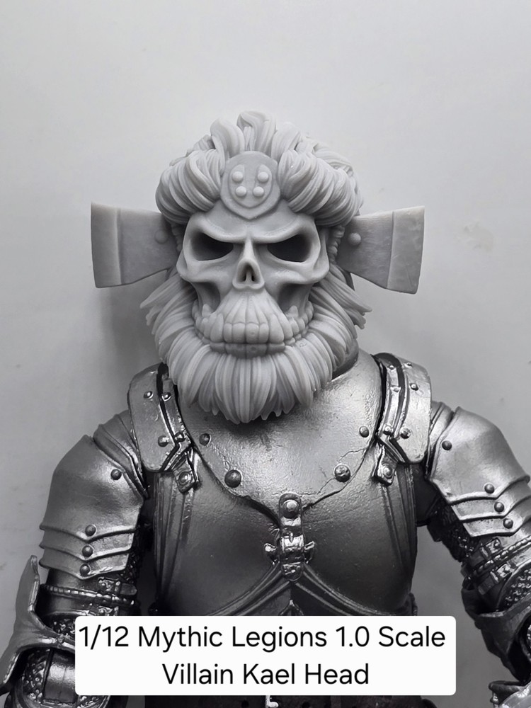 3d Printed 1.0 Head For Mythic Legions 1/12 Scale WILLOW KAEL HEAD