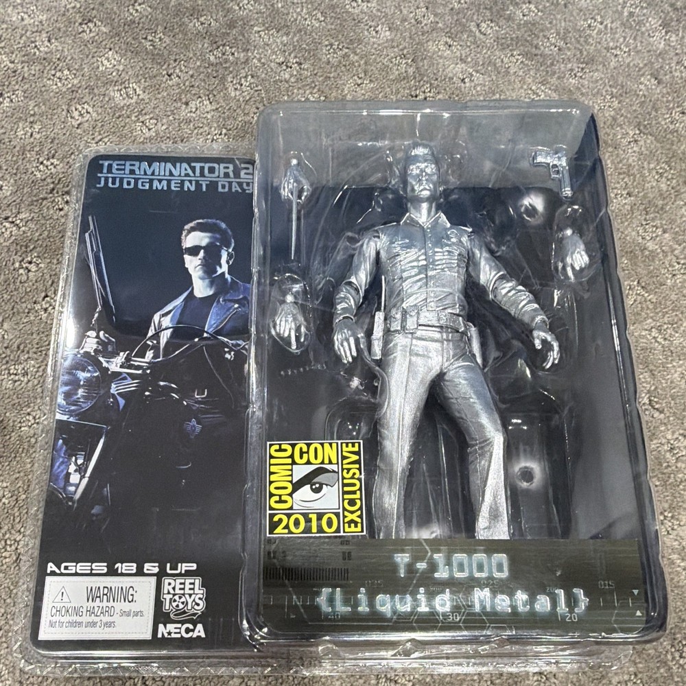 NECA Terminator 2 T-1000 Liquid Metal Action Figure Comic-Con 2010 Exclusive