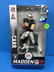 McFarlane NFL Madden 18 Series 2 Derek Carr Oakland Raiders Black Jersey NEW