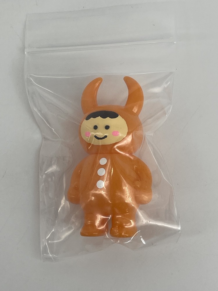 Pajama Kids UAMOU Sofubi Vinyl Figure Rare 2.8in – Orange