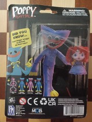 Poppy Playtime Poseable scary HUGGY WUGGY 5″ Action Figure. NEW DAMAGED BOX