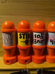 Vtg TMNT Turtle Wagon Van BLIMP Itchy/ Stink / Laugh/ Sleep BOMB missile Lot 4