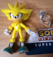 Sonic the Hedgehog SUPER SILVER 4″ Figure Emerald Jakks Pacific